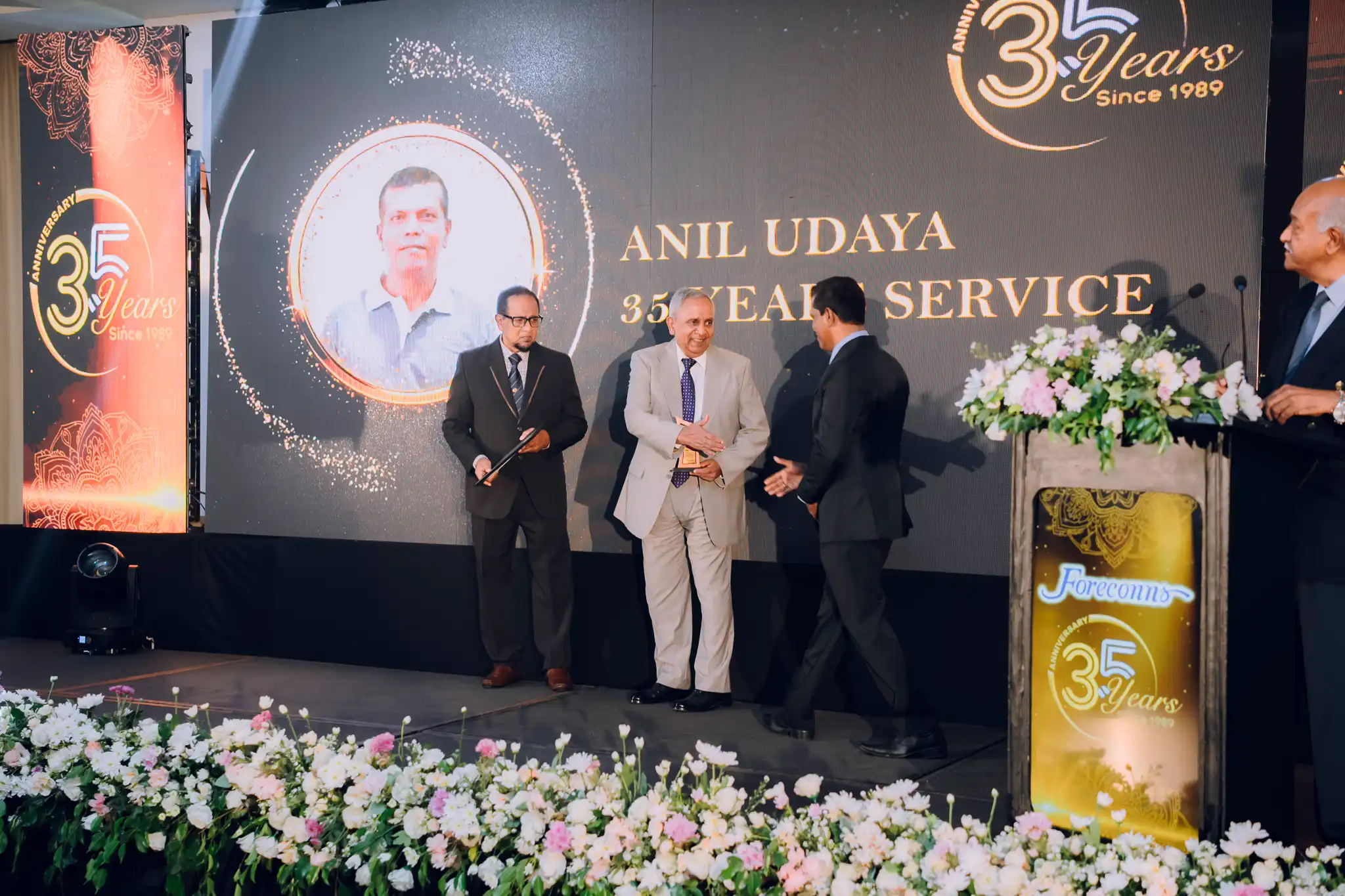 Corporate guests and setup